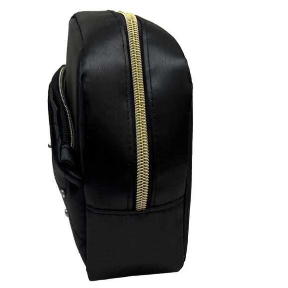 Badgley Mischka cosmetic bag includes travel bottle - Picture 4 of 7